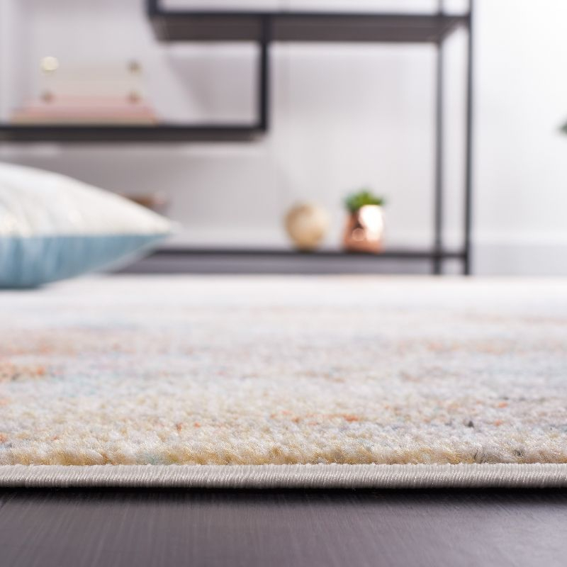 Phoenix PHX506 Power Loomed Area Rug - Aqua/Gold Rose - 5'5"x7'7" - Safavieh.