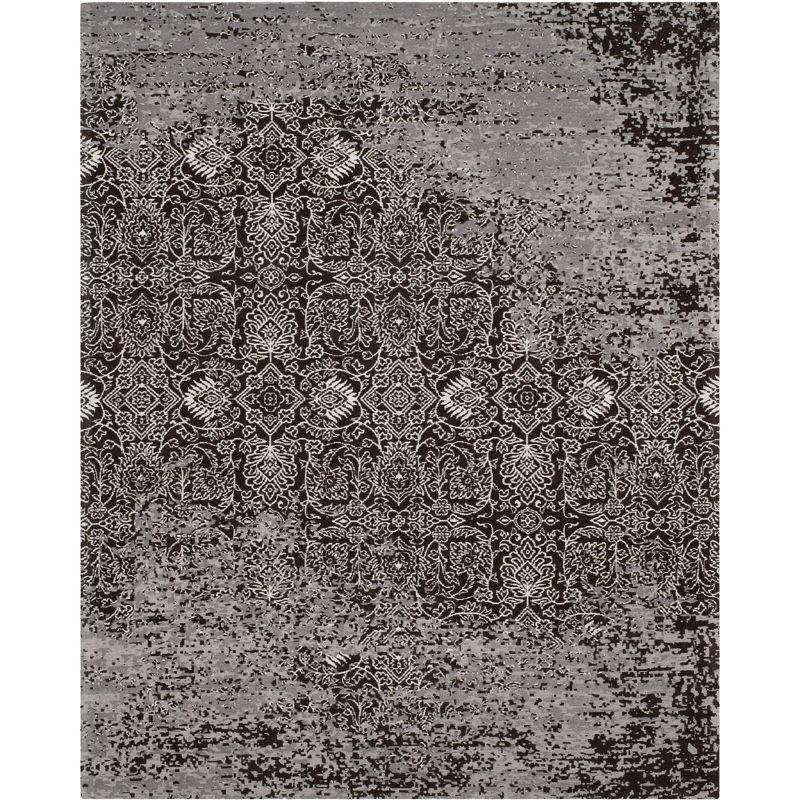 Classic Vintage CLV224 Loomed Indoor Area Rug - Silver/Brown - 8'x10' - Safavieh