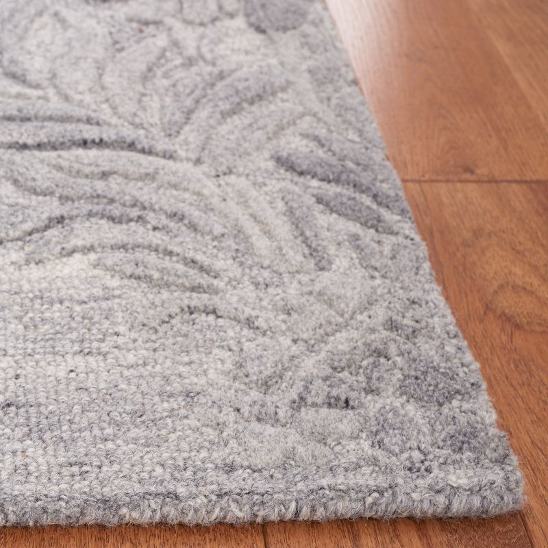 Jardin JAR732 Hand Tufted Area Rug - Grey - 6'x6' - Safavieh