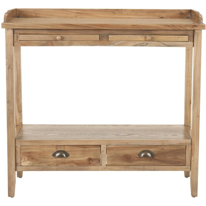 Peter Console - AMH6571A - Brown - Safavieh Couture