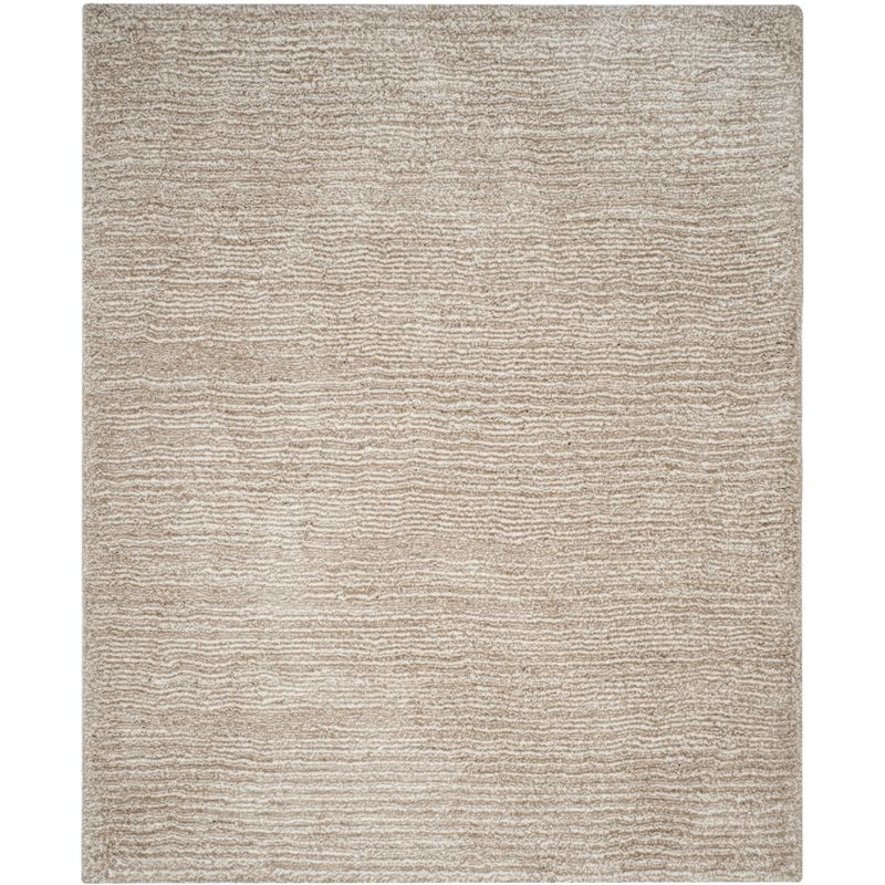 Ultimate Shag SGU211 Hand Tufted Area Rug - Sand/Ivory - 8'x10' - Safavieh.