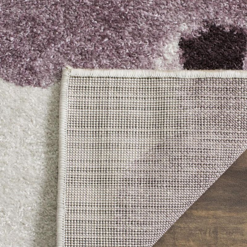 Adirondack ADR123 Power Loomed Area Rug - Ivory/Purple - 5'1"x7'6" - Safavieh.