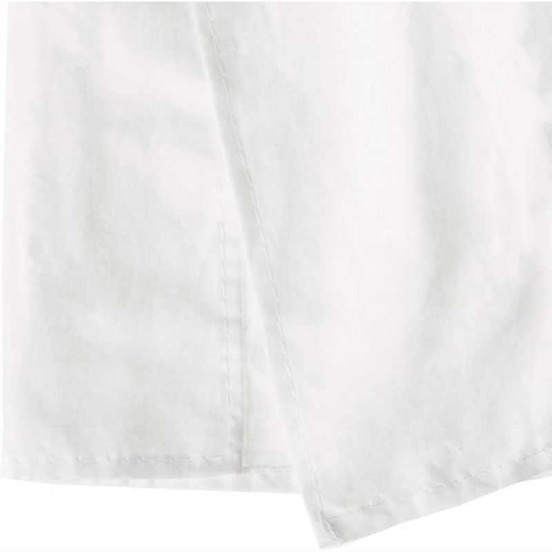 Greenland Home Fashions 1107FBSF Cotton Voile White Twin Bed Skirt 15"