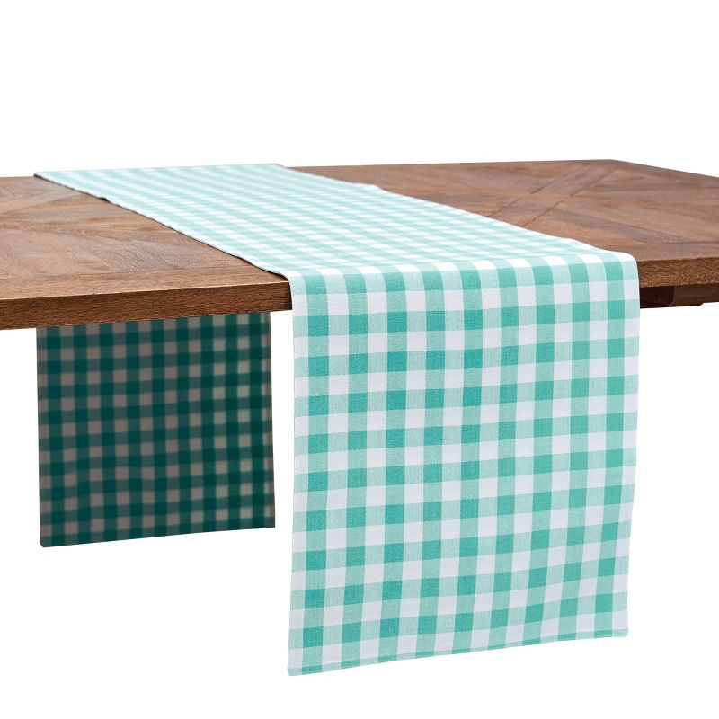 C&F Home 13" x 72" Ashford Aqua Table Runner