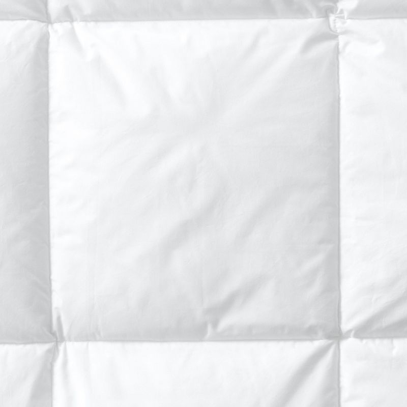 Lands' End Essential Pureloft Box Comforter - Twin - White