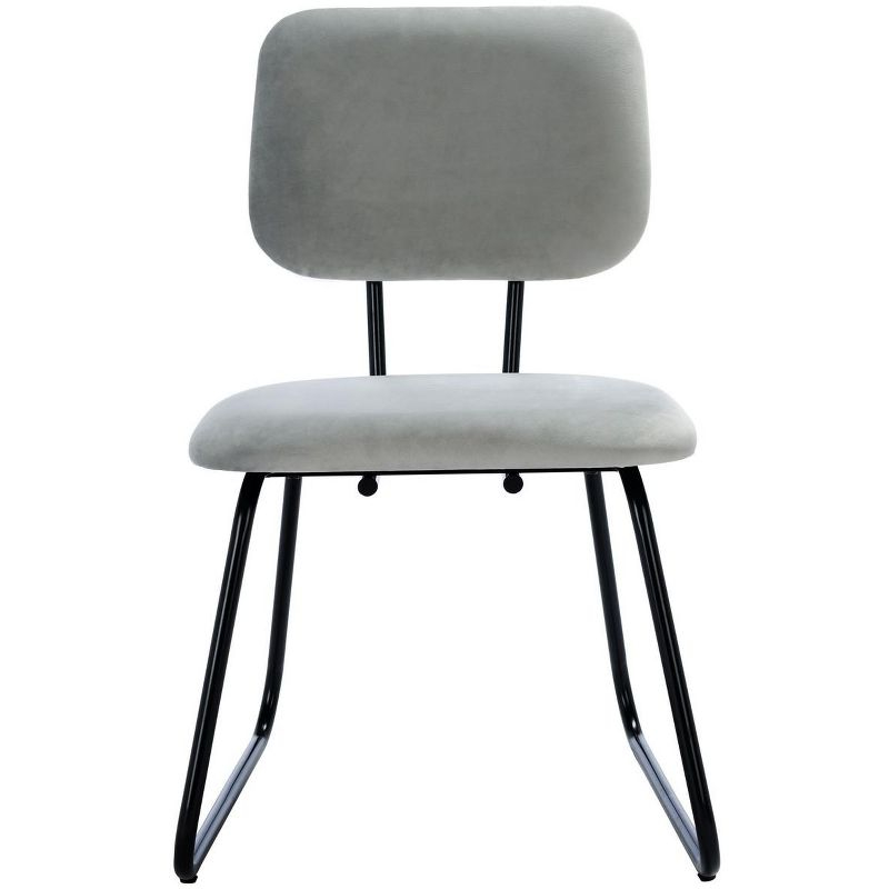 Chavelle Side Chair - ACH6205 - Set of 2 - Grey/Black - Safavieh