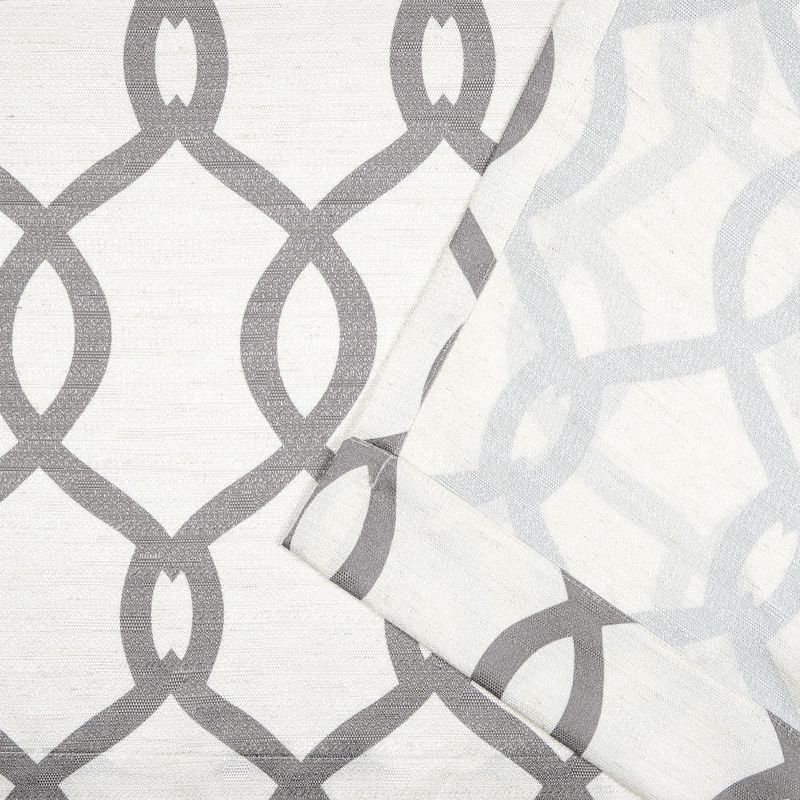EXCLUSIVE HOME Kochi Light Filtering Linen Blend Grommet Top Curtain Panel Pair, 54"x84", Black Pearl