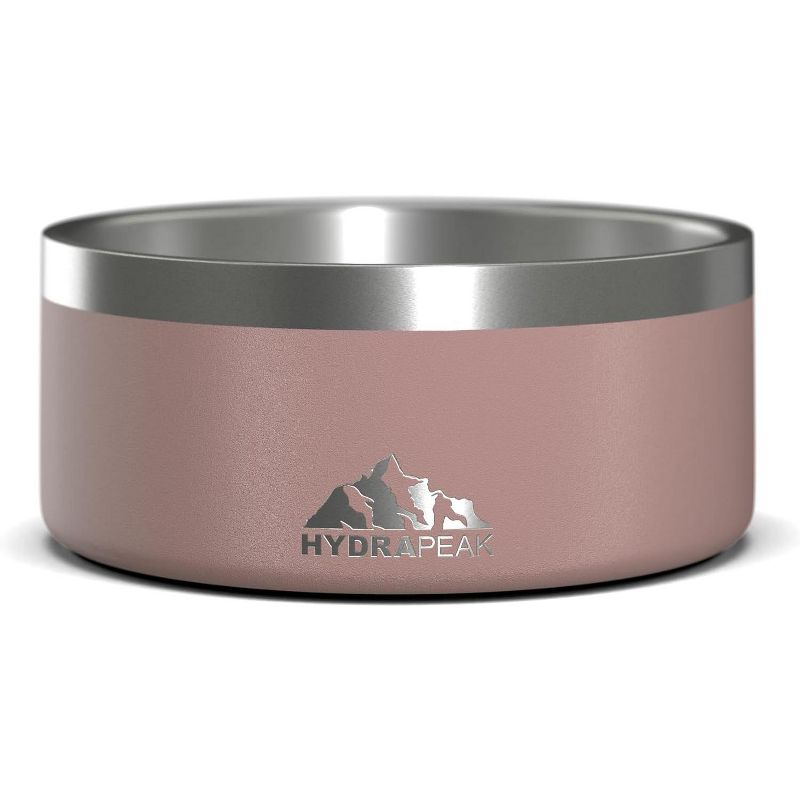 Hydrapeak Non Slip Stainless Steel Dog Bowl 4 Cup Navy