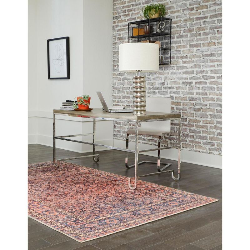 Unique Loom 8' 4 x 12' 0 Levi Timeless Navy Blue Rectangle Area Rug