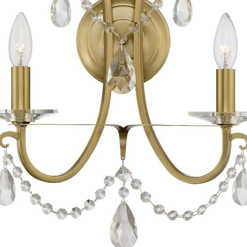 Crystorama Lighting Othello 2 - Light Sconce in  Vibrant Gold