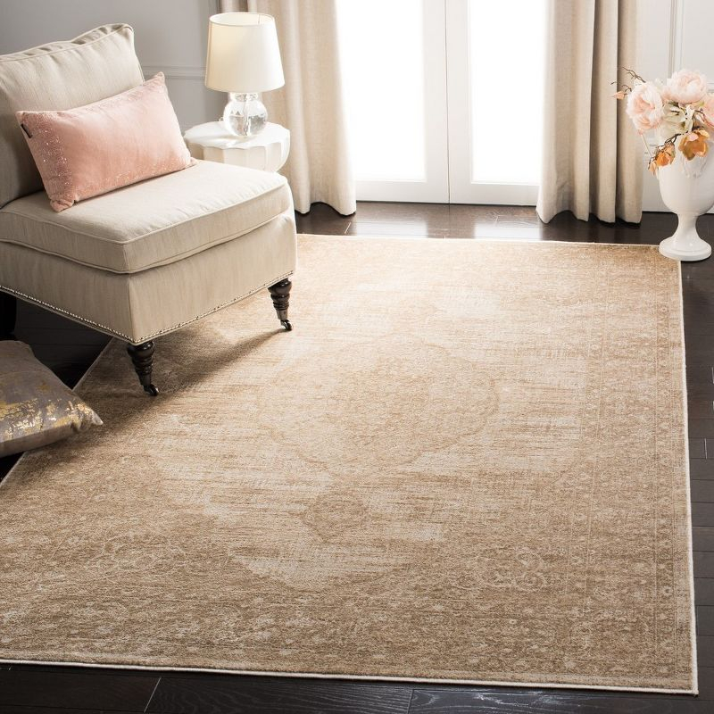 Vintage VTG138 Power Loomed Indoor Area Rug - Creme - 5'3"x7'6" - Safavieh.