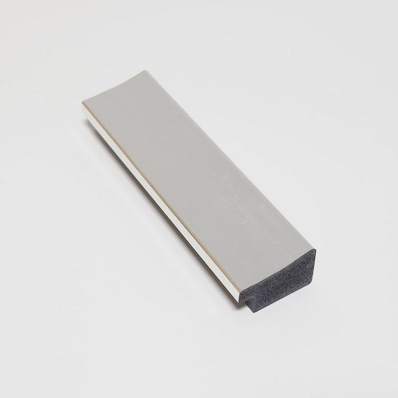 Amanti Art 20" x 26" Scratched Wave Framed Bathroom Vanity Wall Mirror Chrome : Modern Rectangle, Wall Mount