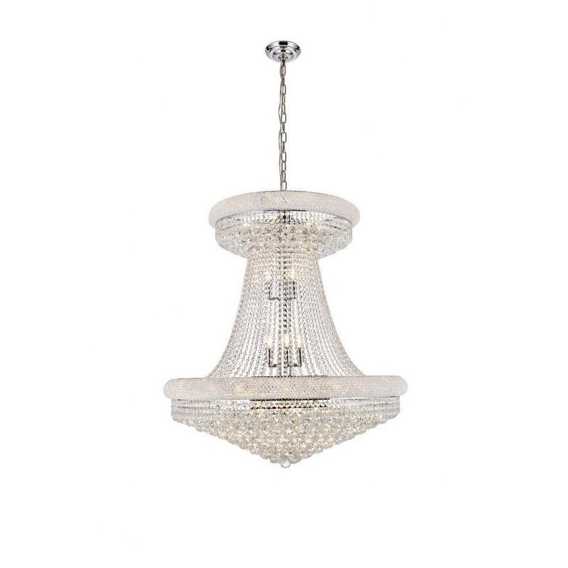 Elegant Lighting Primo 28 - Light Chandelier in  Chrome