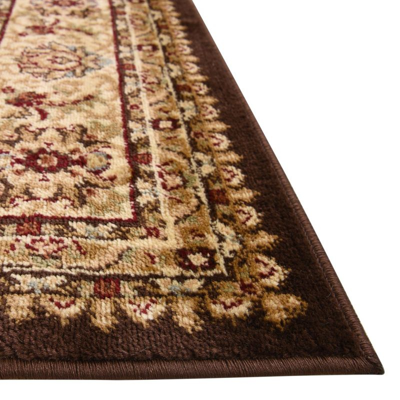 Unique Loom Voyage Collection Area Rug - St. Louis (4' 1" x 6' 1" Rectangle Brown/Green)