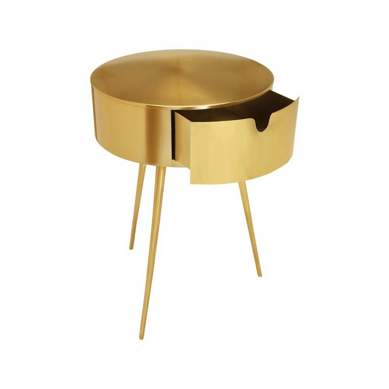 Meridian Furniture,Bali Gold Nightstand