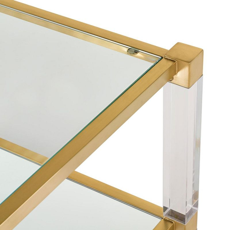 Angie End Table - Brass - Safavieh.