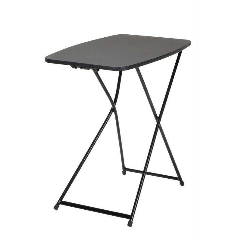 COSCO Personal Folding Activity Table, Multi-Purpose, Adjustable Height, Black, 2-Pack
