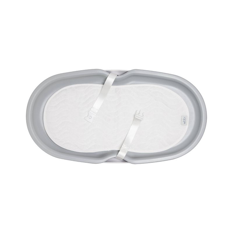 Ubbi Quilted Reusable Changing Pad Liner Covers - White