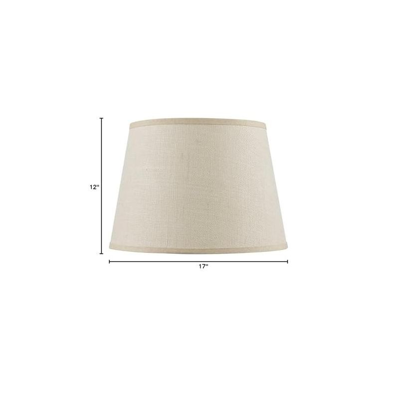 Cal Lighting Hardback Fine Burlap Shade