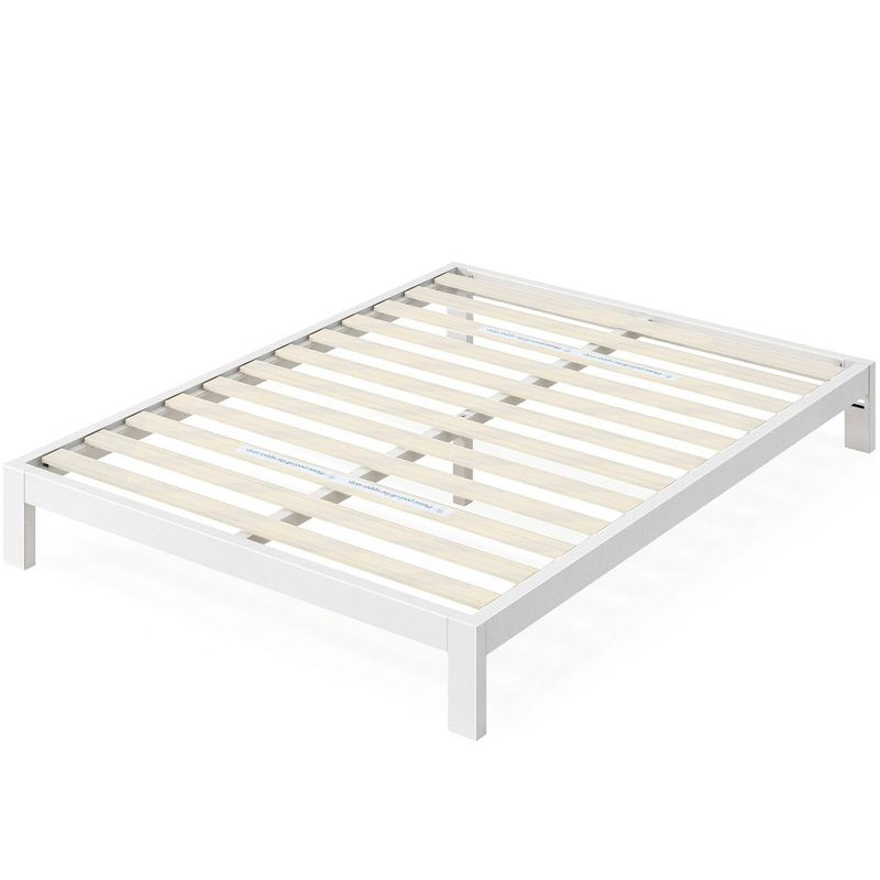 Queen Arnav 10" Metal Platform Bed Frame White - Zinus: Minimalist Steel Foundation, No Box Spring Needed, Easy to Assemble