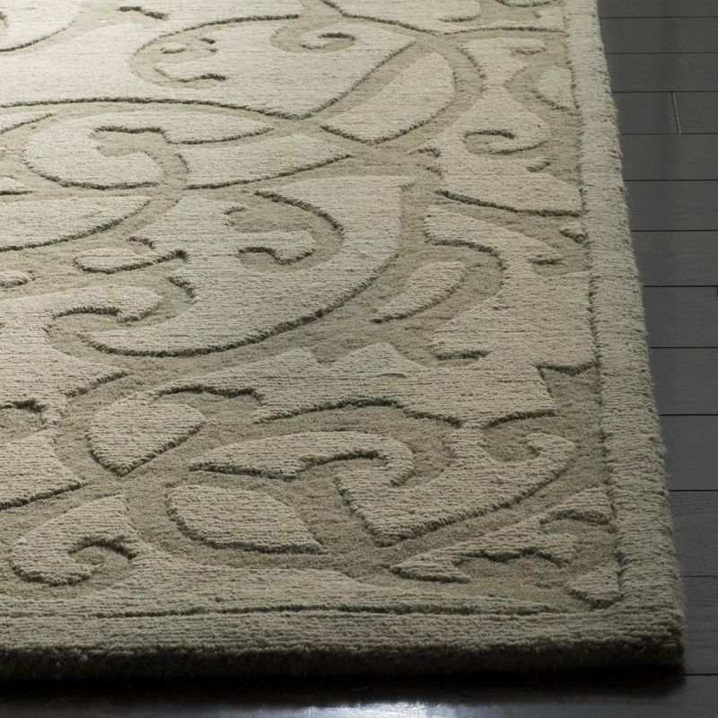 Impressions IM341 Hand Loomed Area Rug - Sage - 6'x9' - Safavieh.