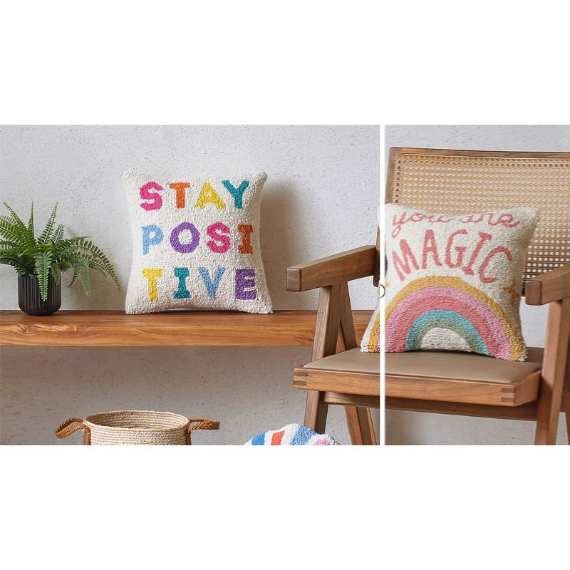 Makers Collective Choose Happy Throw Pillow