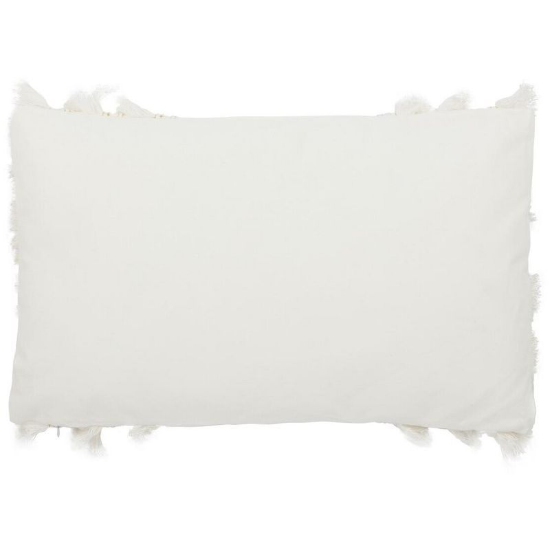 Hooda Fringed Cotton Throw Pillow
