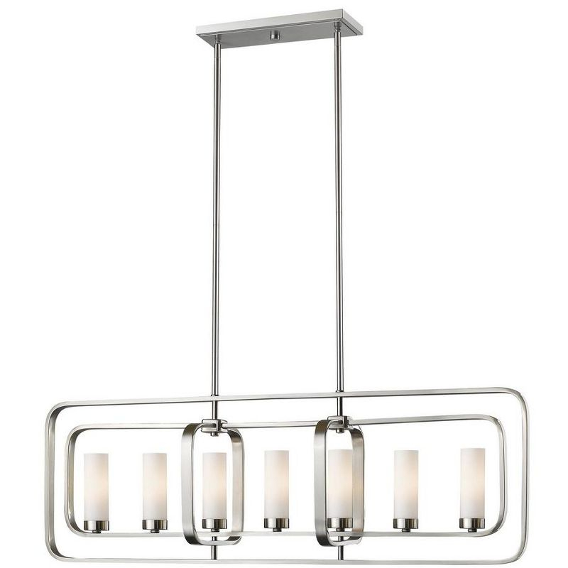 Z-Lite Aideen 7 - Light Island Pendant Light in  Brushed Nickel