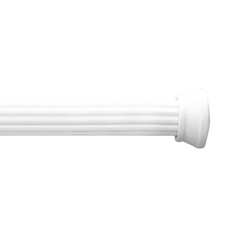 1-3/8 in. dia. wood rod pole Lumi Home Furnishings M&M Wood End Cap Finials 2ct White