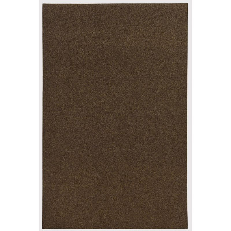 6'x8' Grizzly Grass Brown - Foss Floors: Indoor/Outdoor, Fade & Water-Resistant, Low Pile Area Rug