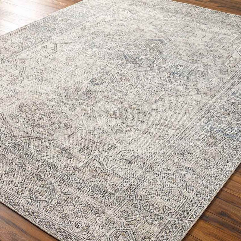 Livabliss Margot 5'3"x7' Rectangle Woven Indoor Area Rugs Navy/Cream