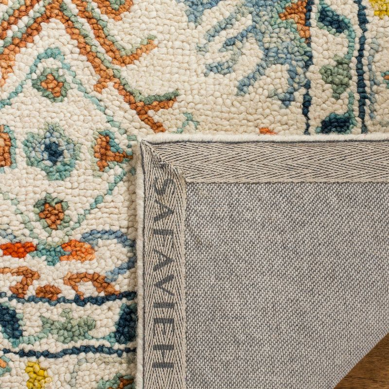 Aspen APN310 Hand Tufted Indoor Area Rug - Ivory/Blue - 6'x9' - Safavieh