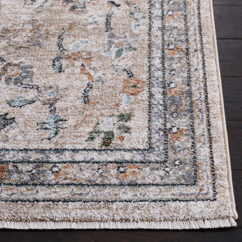 Jasmine JSM333 Power Loomed Area Rug - Grey/Blue - 5'3"x7'7" - Safavieh.