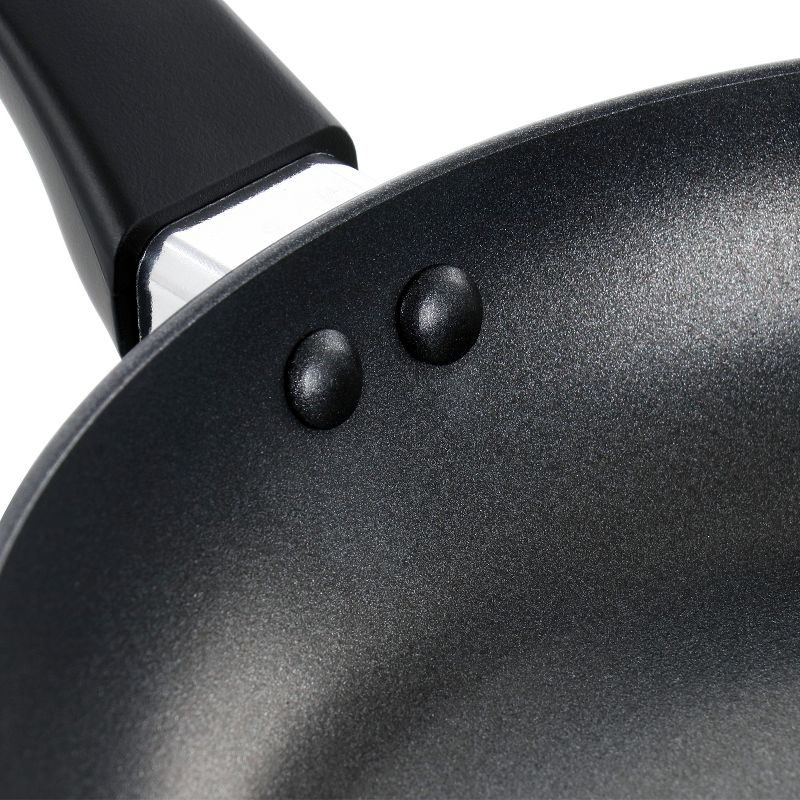 Martha Stewart Everyday Doylestown 12 Inch Nonstick Aluminum Frying Pan in Black