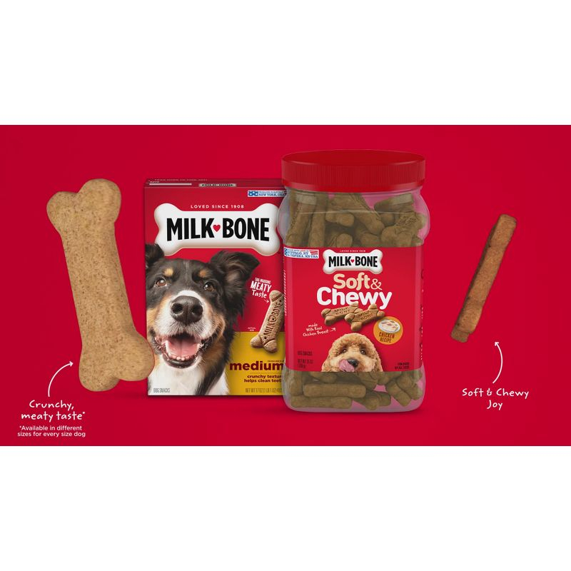 Milk-Bone Biscuits Flavored Medium Dog Treats - 10lbs