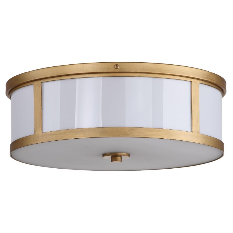 Avery Ceiling Drum Light - LIT4195 - Gold - Safavieh