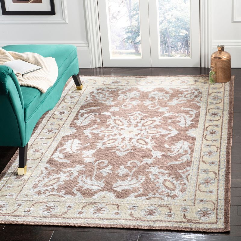 Stone Wash STW216 Hand Knotted Area Rug - Charcoal - 5'x8' - Safavieh.