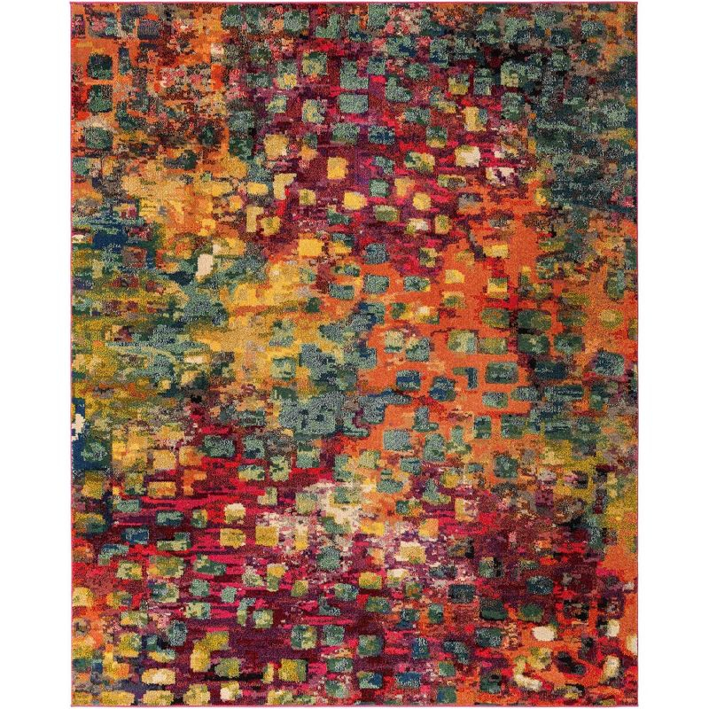 Unique Loom 8' 0 x 10' 0 Jardin Ivy Multi Area Rug