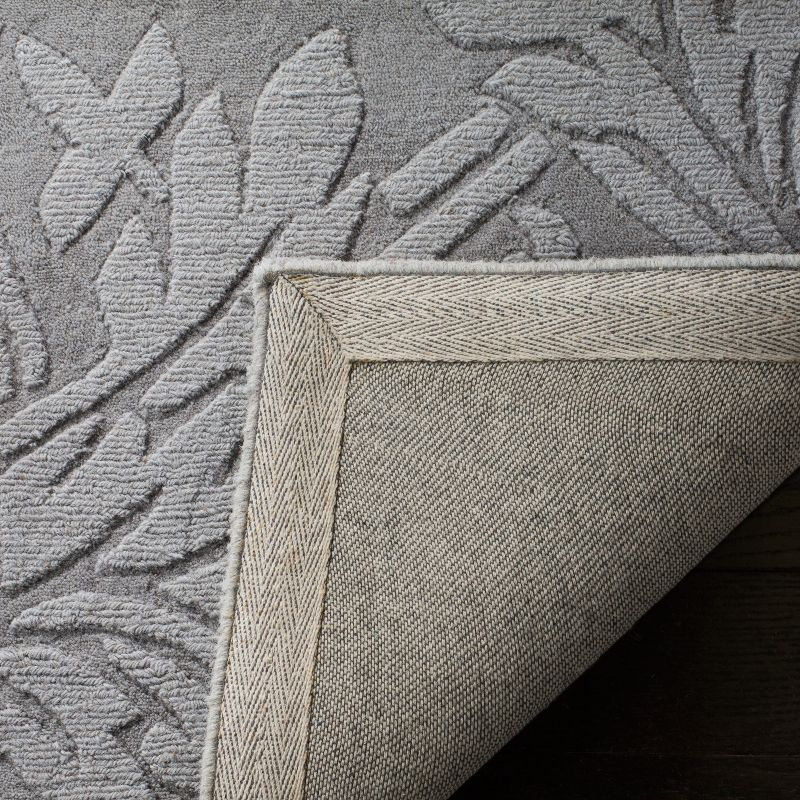 Impressions IM344 Hand Loomed Area Rug - Grey - 7'6"x9'6" - Safavieh.