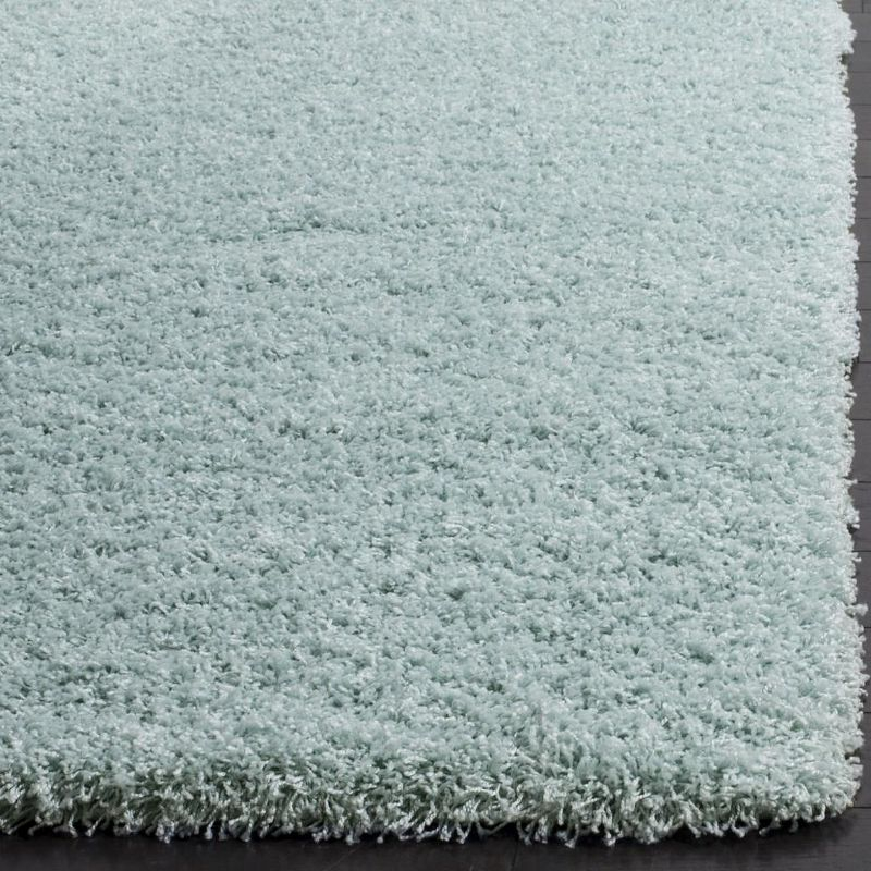 Laguna Shag SGL303 Power Loomed Indoor Area Rug - Light Blue - 6'7"x6'7" - Safavieh.