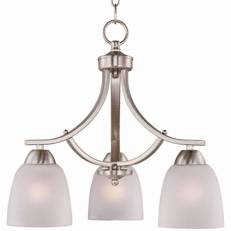 Maxim Lighting Axis 3 - Light Chandelier in  Satin Nickel