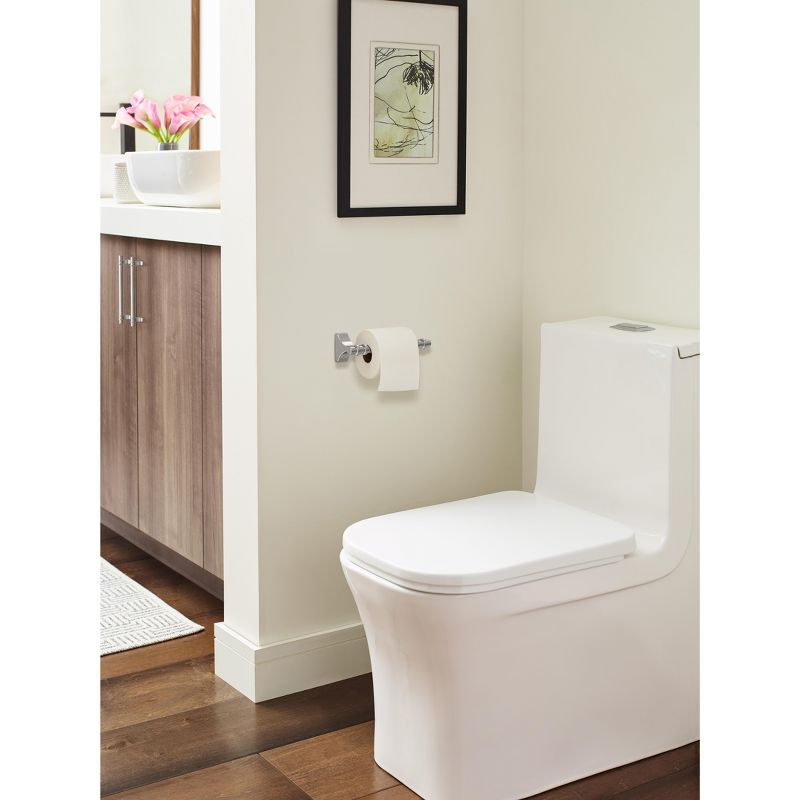 Amerock Davenport Chrome Pivoting Double Post Toilet Paper Holder