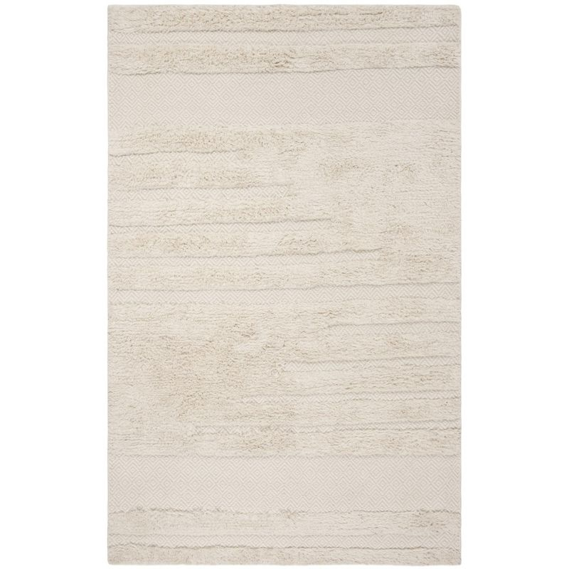 Kenya KNY951 Hand Knotted Accent Rug - Ivory - 3'x5' - Safavieh