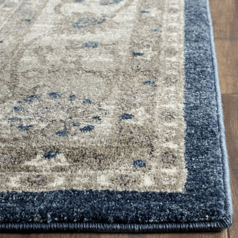 Sofia SOF378 Power Loomed Indoor Area Rug - Blue/Beige - 8'x11' - Safavieh