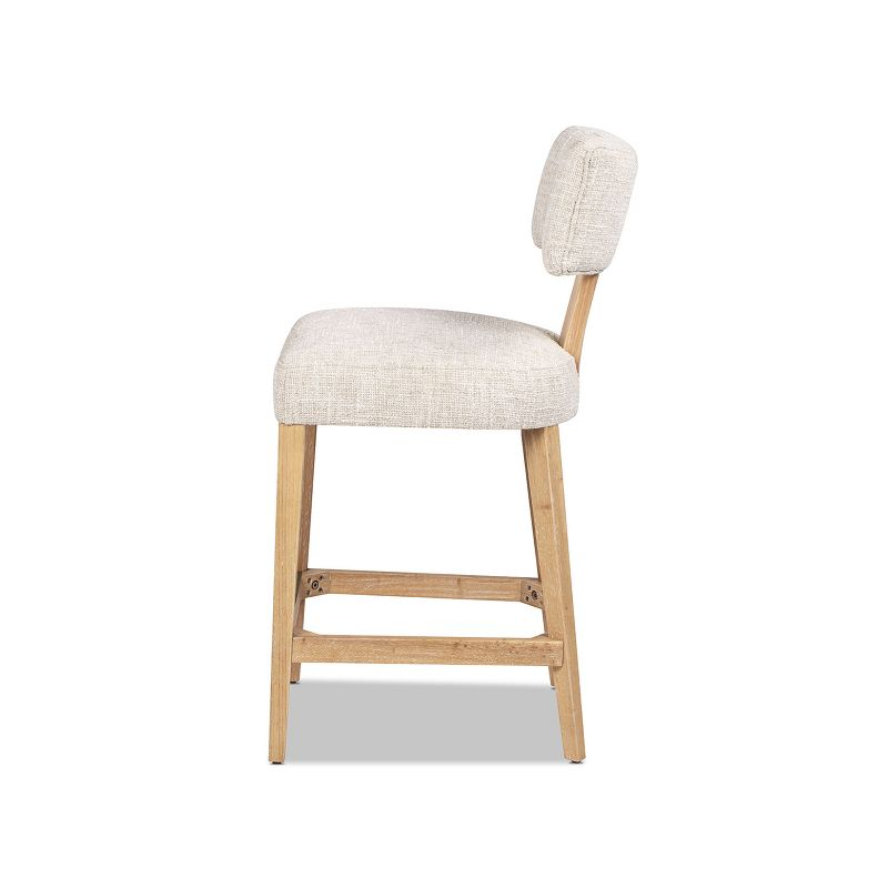 Jennifer Taylor Home Penny Round Arched Upholstered Counter Stool, Set of 2