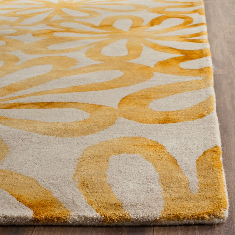 Dip Dye DDY527 Hand Tufted Area Rug - Beige/Gold - 8'x10' - Safavieh.