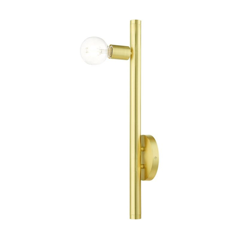 Livex Lighting Bannister 1 - Light Wall Light in  Satin Brass