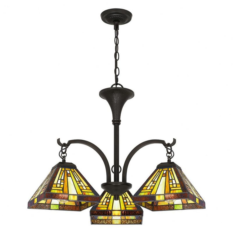 Quoizel Lighting Stephen 3 - Light Chandelier in  Vintage Bronze