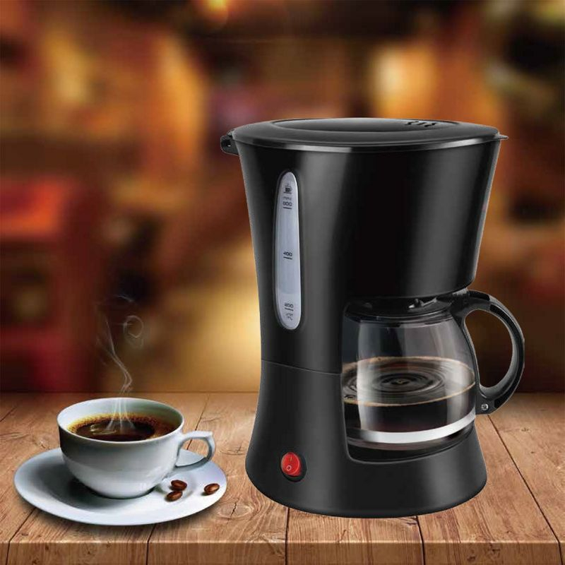 Link Single Serve 20oz Compact Coffee Maker With Bonus Glass Serving Cup Included