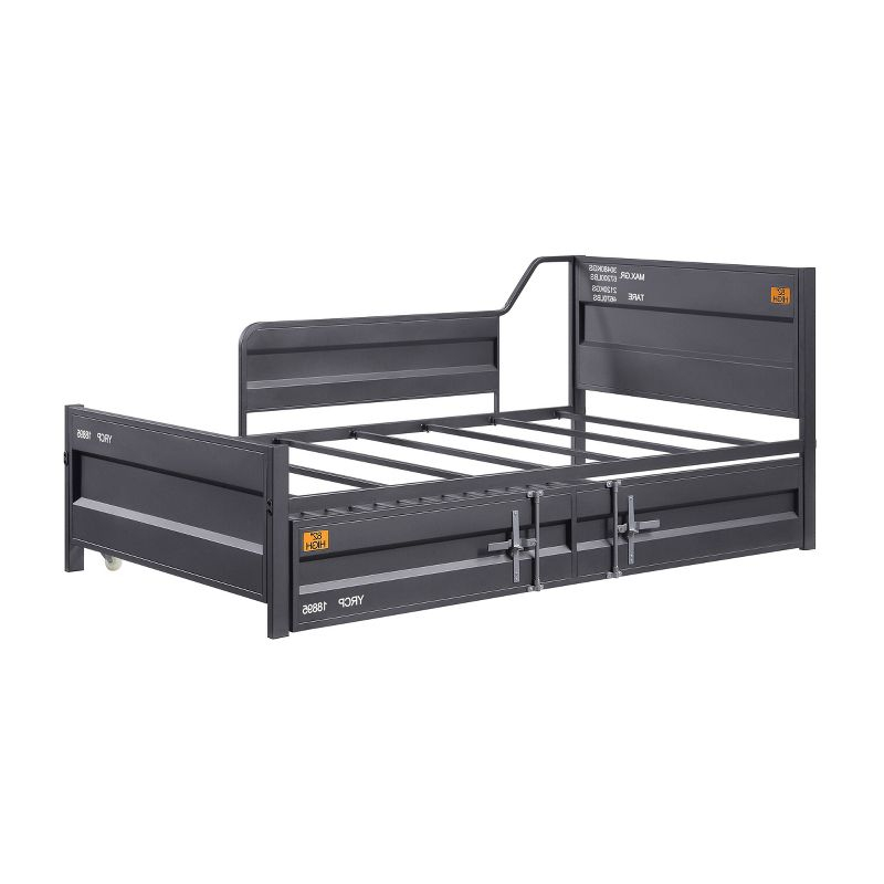 Acme Furniture Twin/Full Cargo Bed Gunmetal Finish